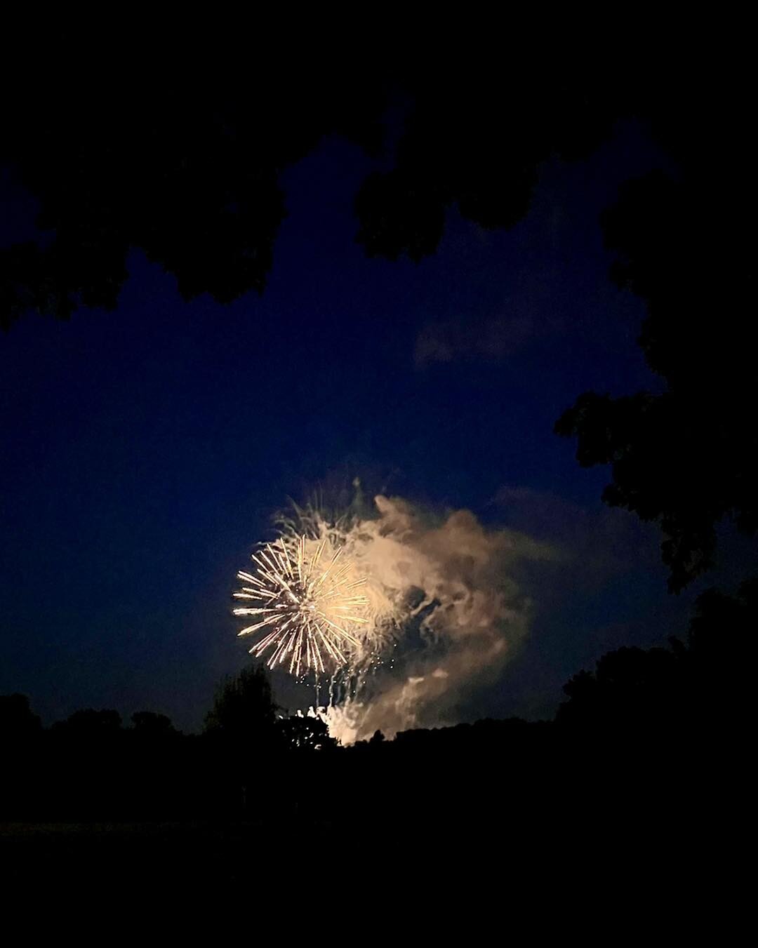 Sheep 🐑 pasture with THE MOST tonight 💥 🎆! 
Thanks to Rock Island Farms for the spectacular display once again that we are blessed to enjoy while swinging in the front yard, looking out over the sheep and chickens and their pastures. It&rsquo;s pr