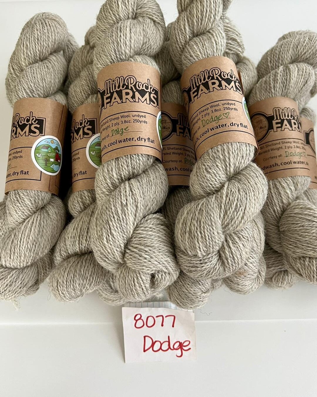 100 degree temps have nothing on boxes full of luscious farm yarn to us diehard fiber enthusiasts 🧶 🌟 🤩 🐑!! 

Just back from the mill, skeins of gorgeous worsted weight yarn from this year&rsquo;s spring shearing and this is only from three sheep