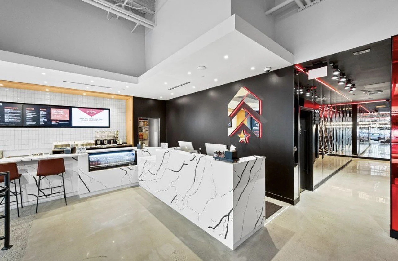 Barry's Hoboken — Reception desk