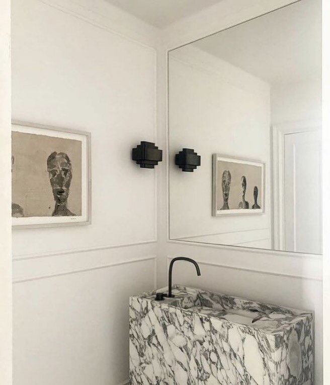 LOVE THIS GREYSCALE BATHROOM INTERIOR // contact us for interior creative direction