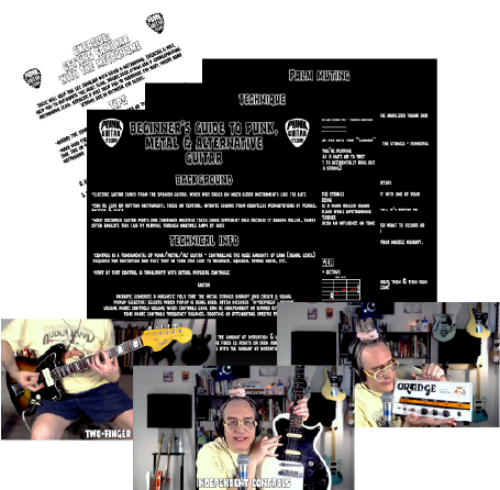 A thumbnail for the Beginner's Guide to Punk, Metal & Alternative guitar Course guide, which includes a comprehensive overview for any beginner to intermediate guitarists who plays genres like punk, metal, alternative, emo, hardocore, ska, etc