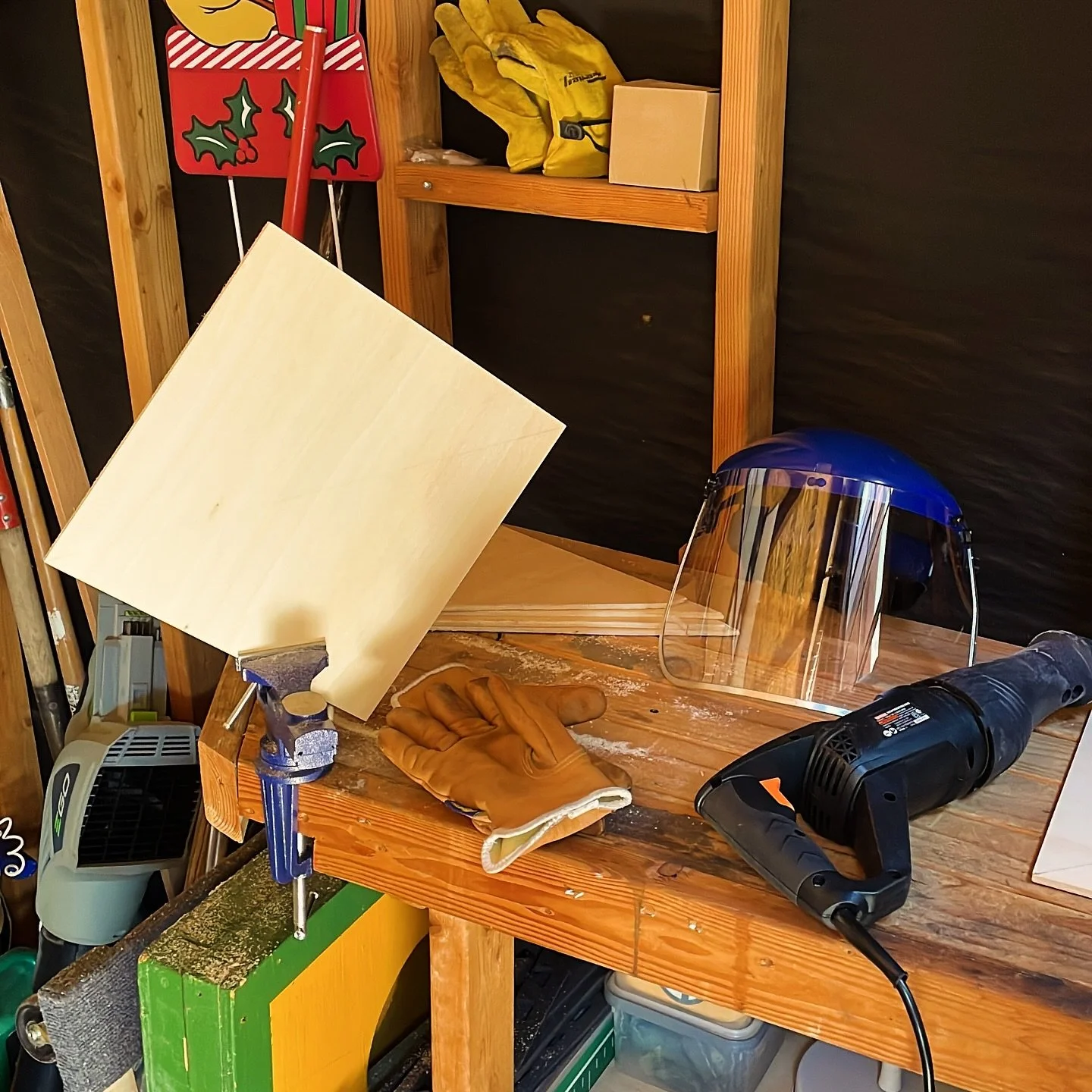 kept trying to think of a way to install my Auralex bass traps without damaging the wall - i have the adhesive but it’s basically permanent and we’re renting currently. then i thought if i could install really lightweight corner shelves t