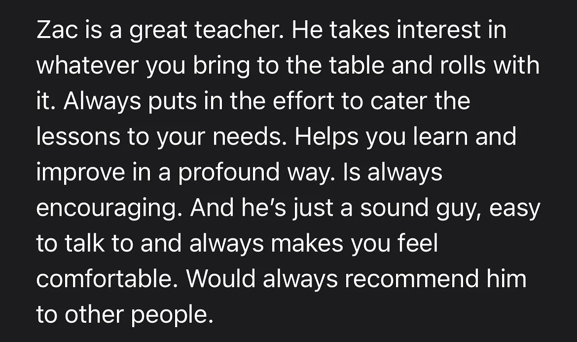 another student review! from Isabella G who started with guitar and is currently learning the bass. thanks Isabella! #guitarlessons #onlineguitarlessons #basslessons