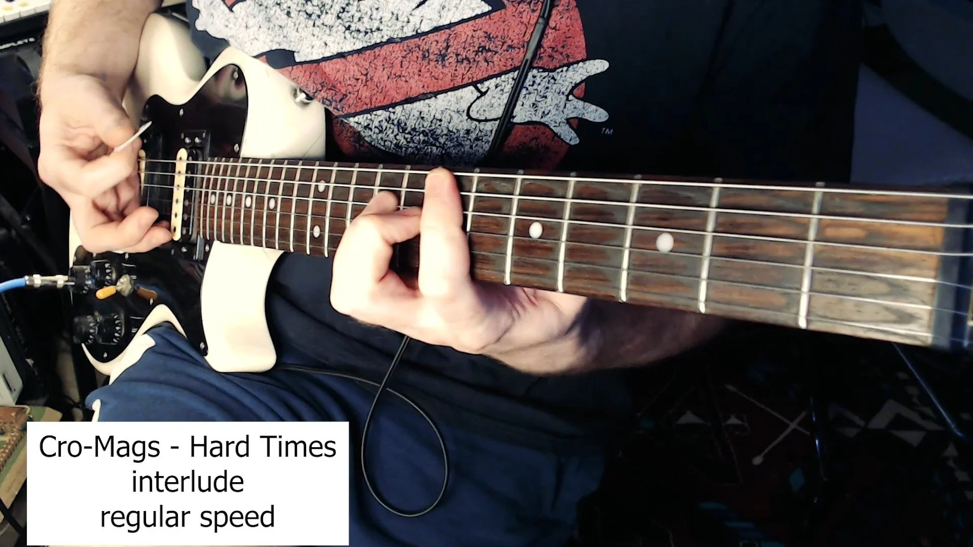 How to play the interlude to "Hard Times" by the Cro-Mags. Every PGL lesson includes an HD tutorial video based on whatever we are currently working on that you can keep forever! #guitarlessons #punk #cromags