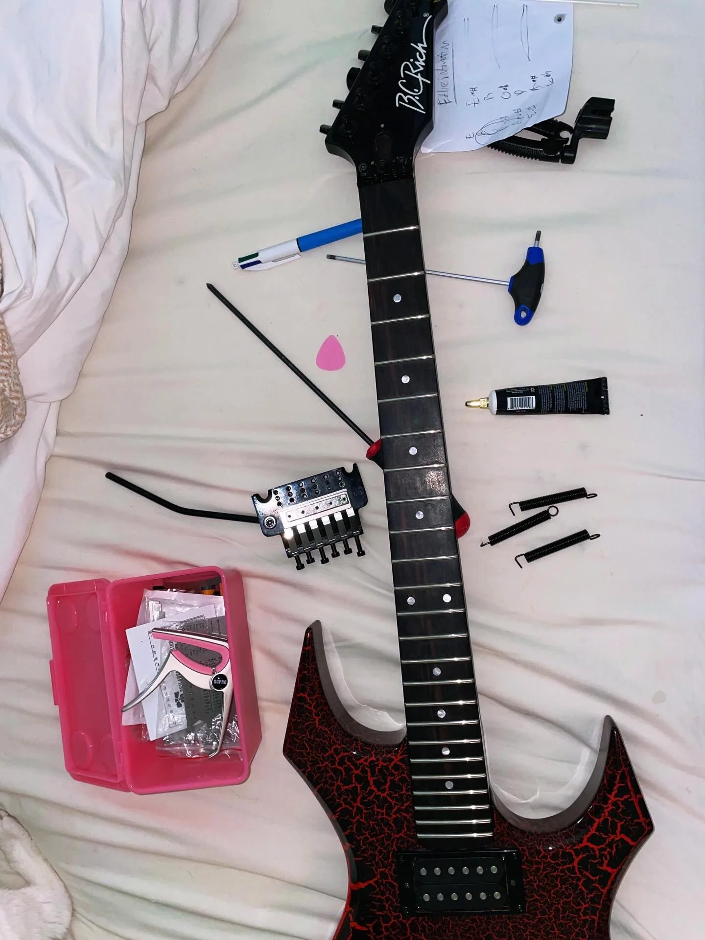 been thinking of making a series on basics guitar setups! everything from simple string changes to setting up a Floyd Rose, but with the punk/metal perspective. is this something that would be useful to you?