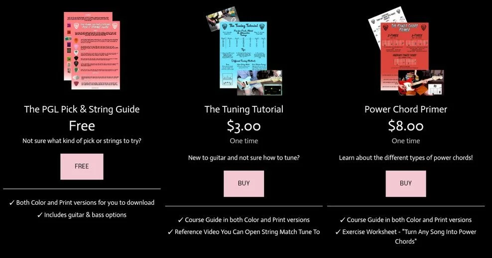 Drastically lowered the prices for ALL my Online Courses for Beginner Punk, Metal &amp; Alternative Guitar!

Start learning today!

#guitarlessons