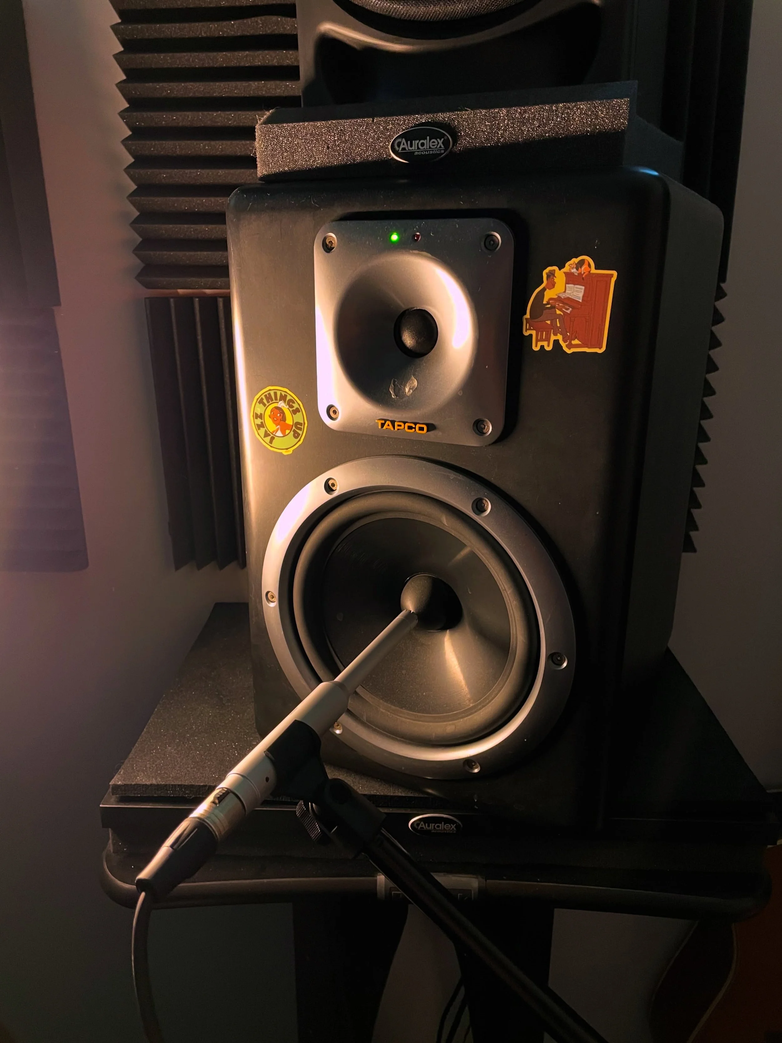 recalibrated my old Tapco monitors for Sonarworks! the room already sounded pretty good, now great. then tinkered with some of my mastering plugins.

all ready to record my magnum opus! punk meets emo meets synth pop meets death metal meets folk meet
