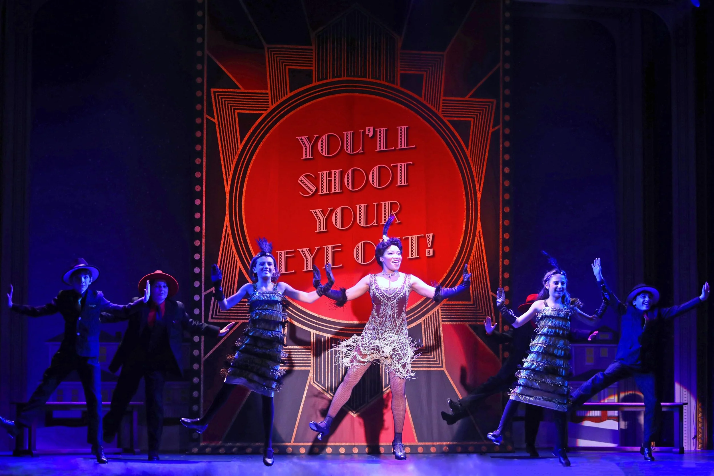 15. Rashidra Scott and the cast of Goodspeed's A Christmas Story. Photo by Diane Sobolweski.jpg