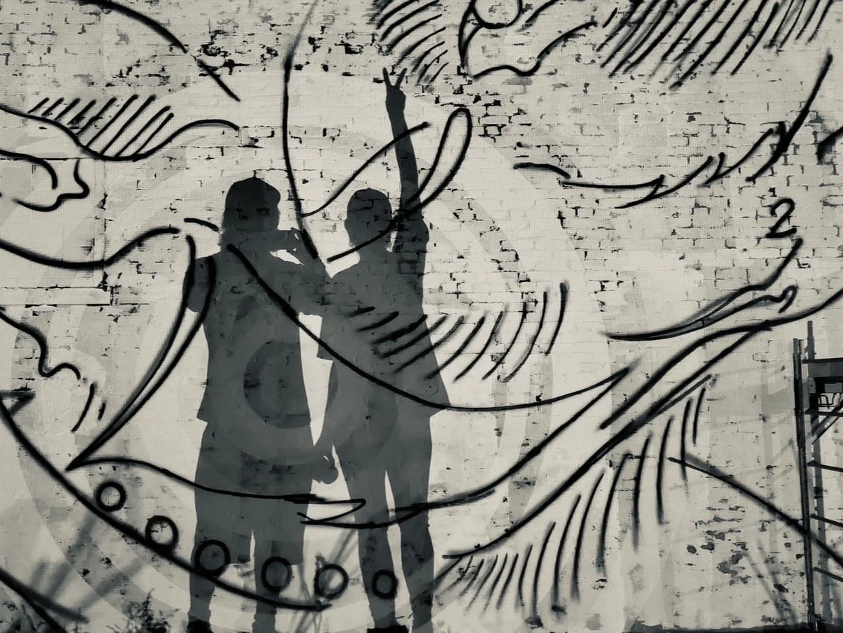 My love and I / Pauly’s mural painting 934 Gallery / 2025