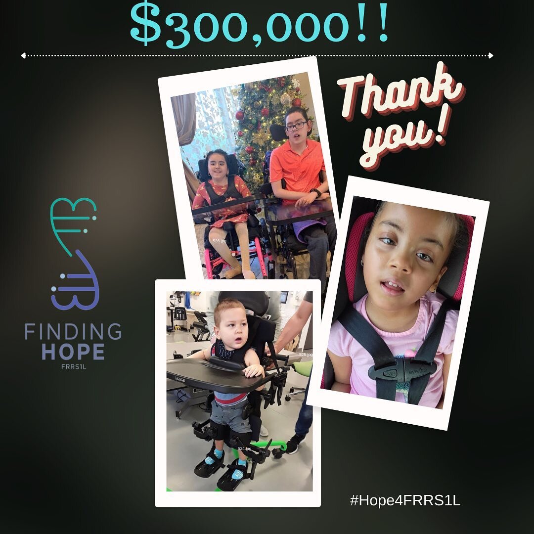 Thank you!!! #hope4frrs1l #fundraiser #cureepilepsy #genetictherapy