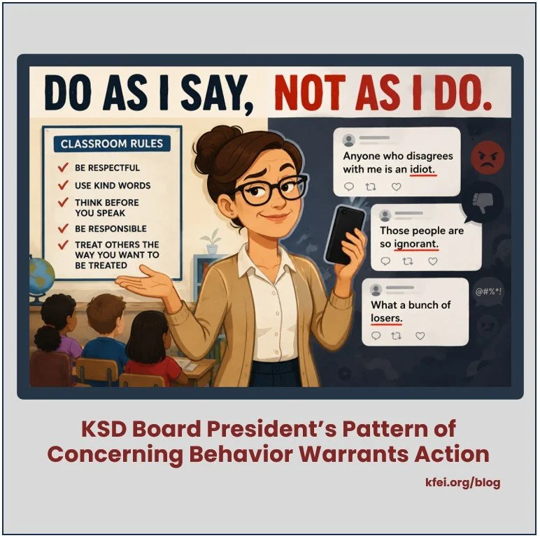 KSD Board President Moticka’s Pattern of Concerning Behavior Warrants Action