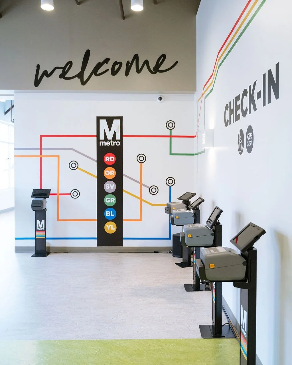 Need: A multi-purpose space without assigning a specific demographic to a room, kid-friendly, and with clear directions. 

Solution: Take the DC metro (located across the street) into the kid&rsquo;s space.

The amount of math tho 🤯 I had a hope and