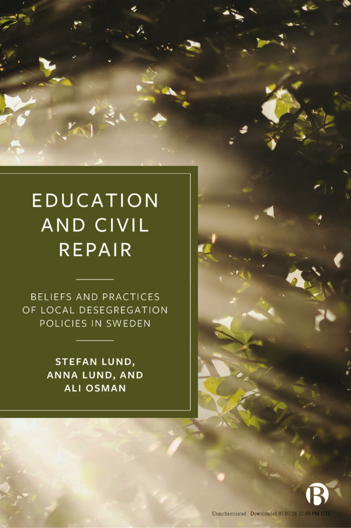New Book from Stefan Lund, Anna Lund, and Ali Osman