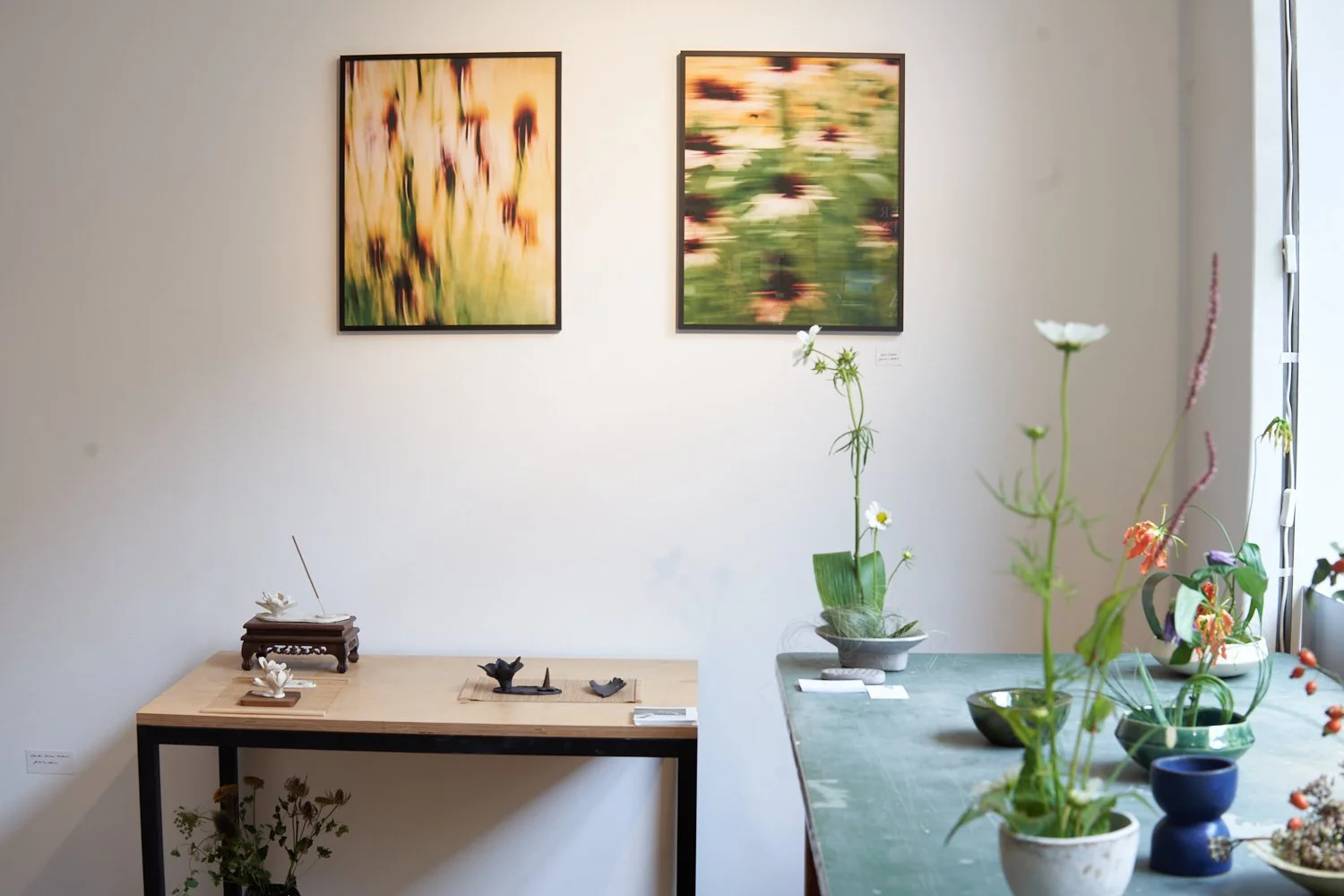 " In bloom" exhibition at Atelier Von Ehren