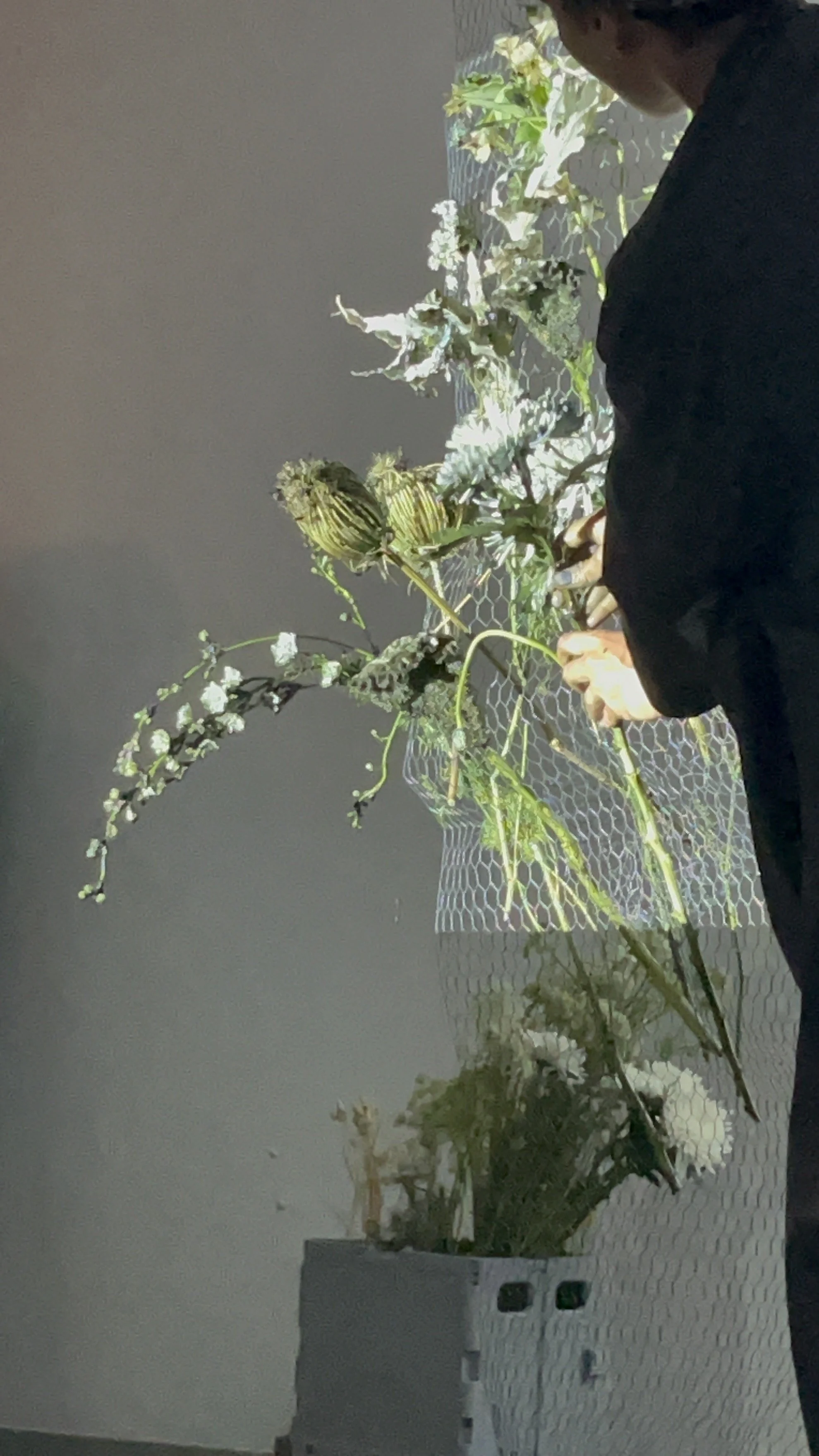 Indigo flowers performance at Nion Playground gallery 