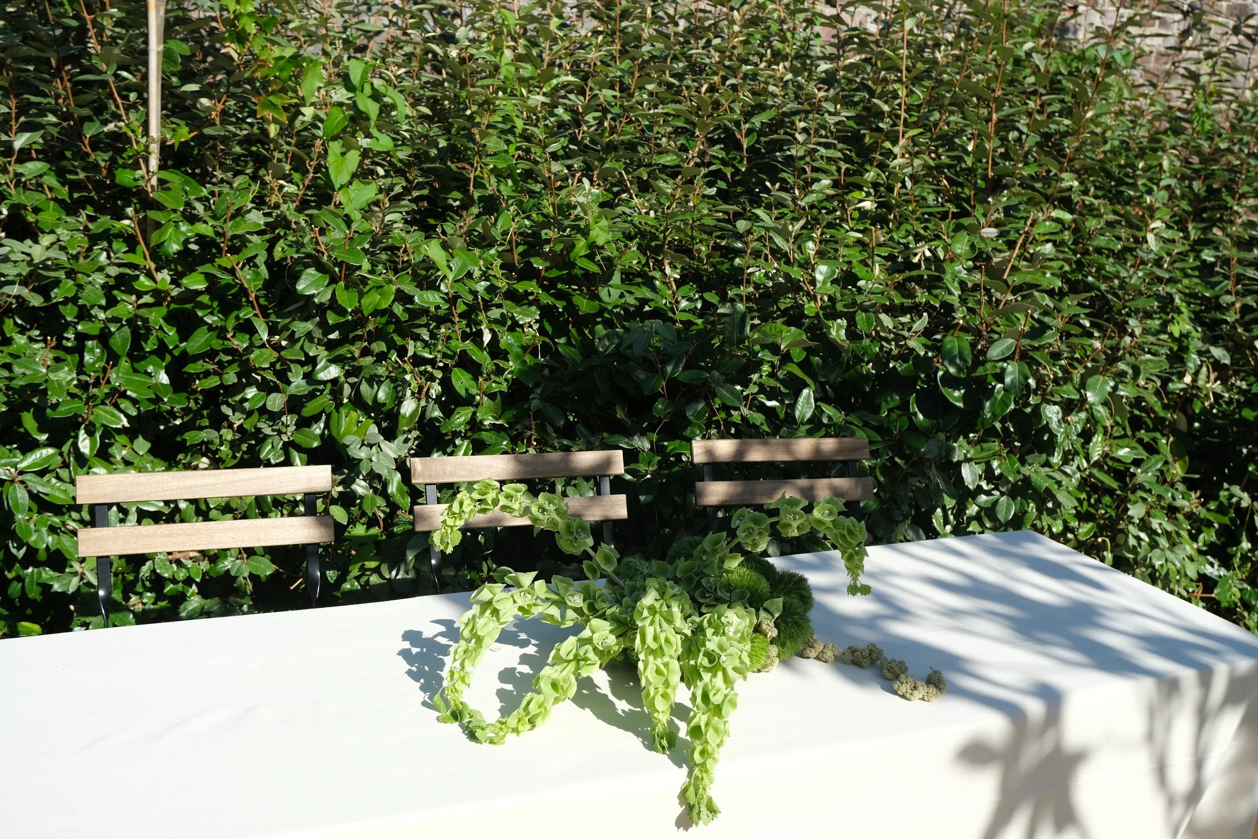 Wedding set up in Leuven,  August  2024