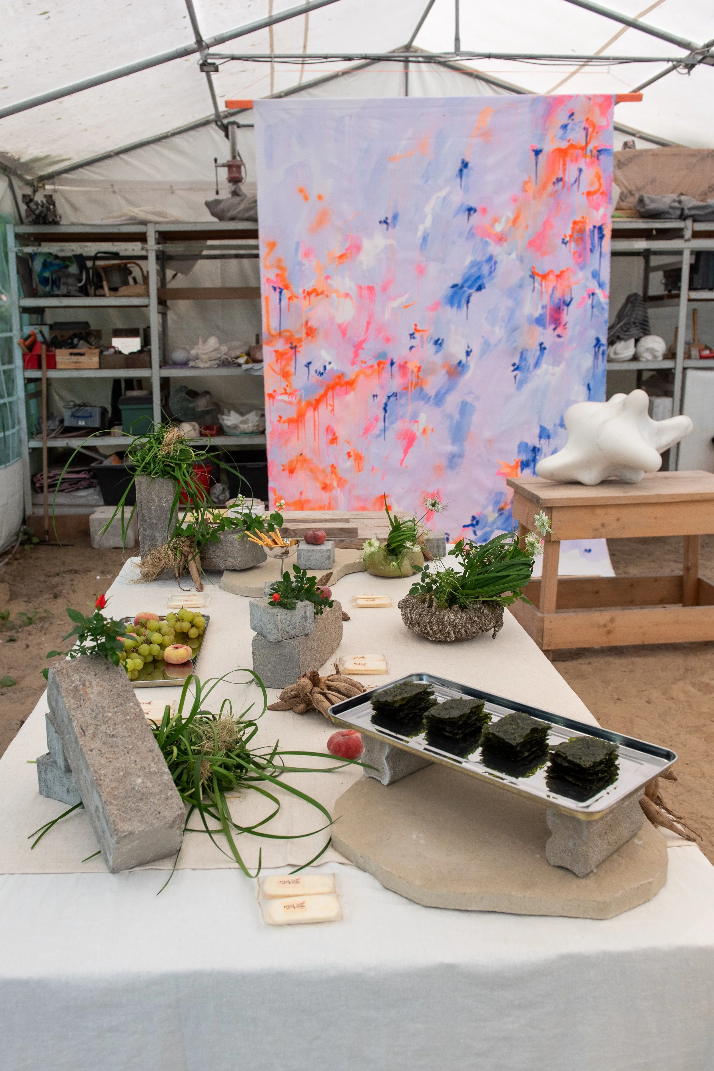 Old Friends Meet again - exhibition curated by Julia Oram 