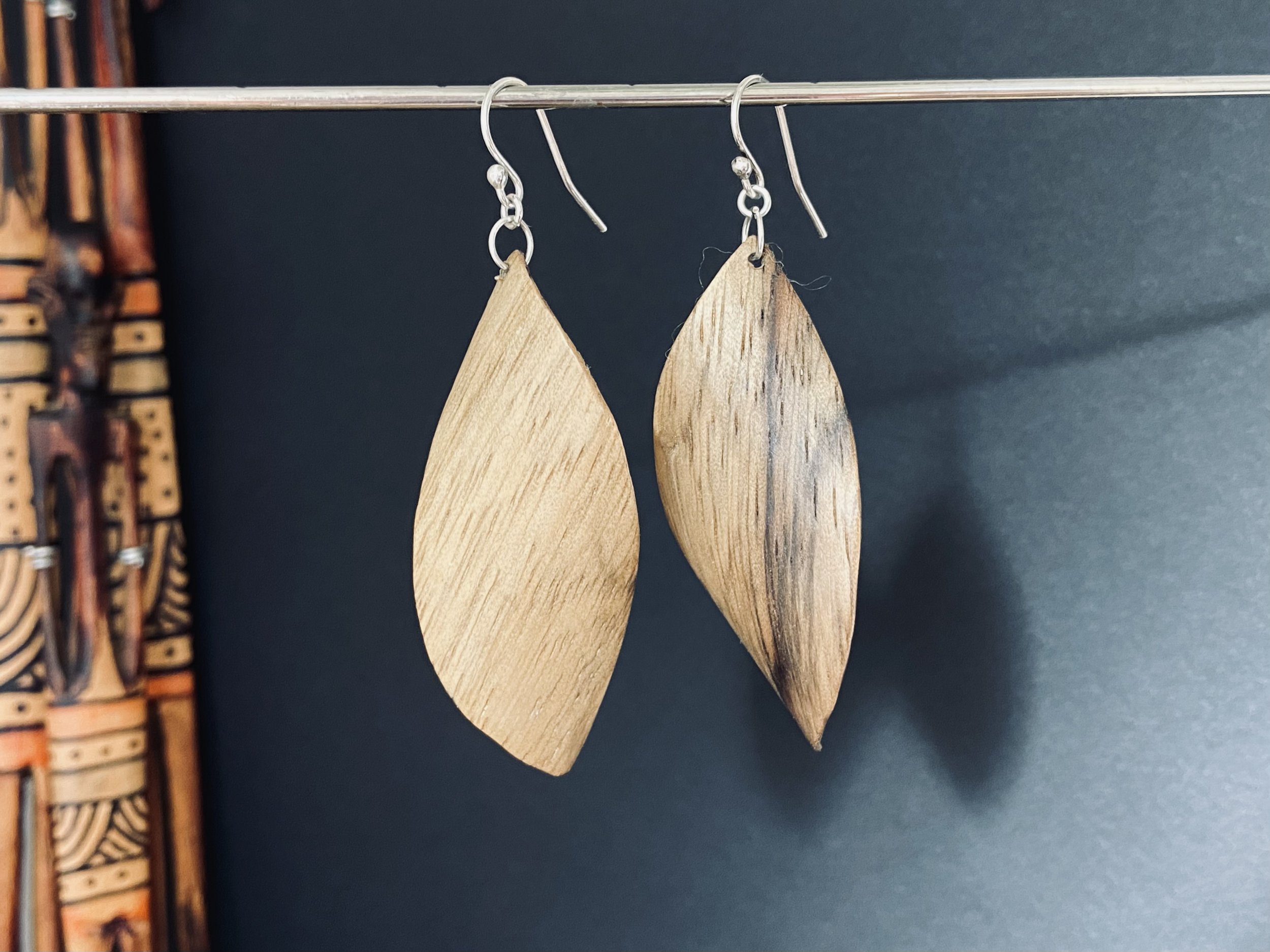Boucles d'oreilles feuilles