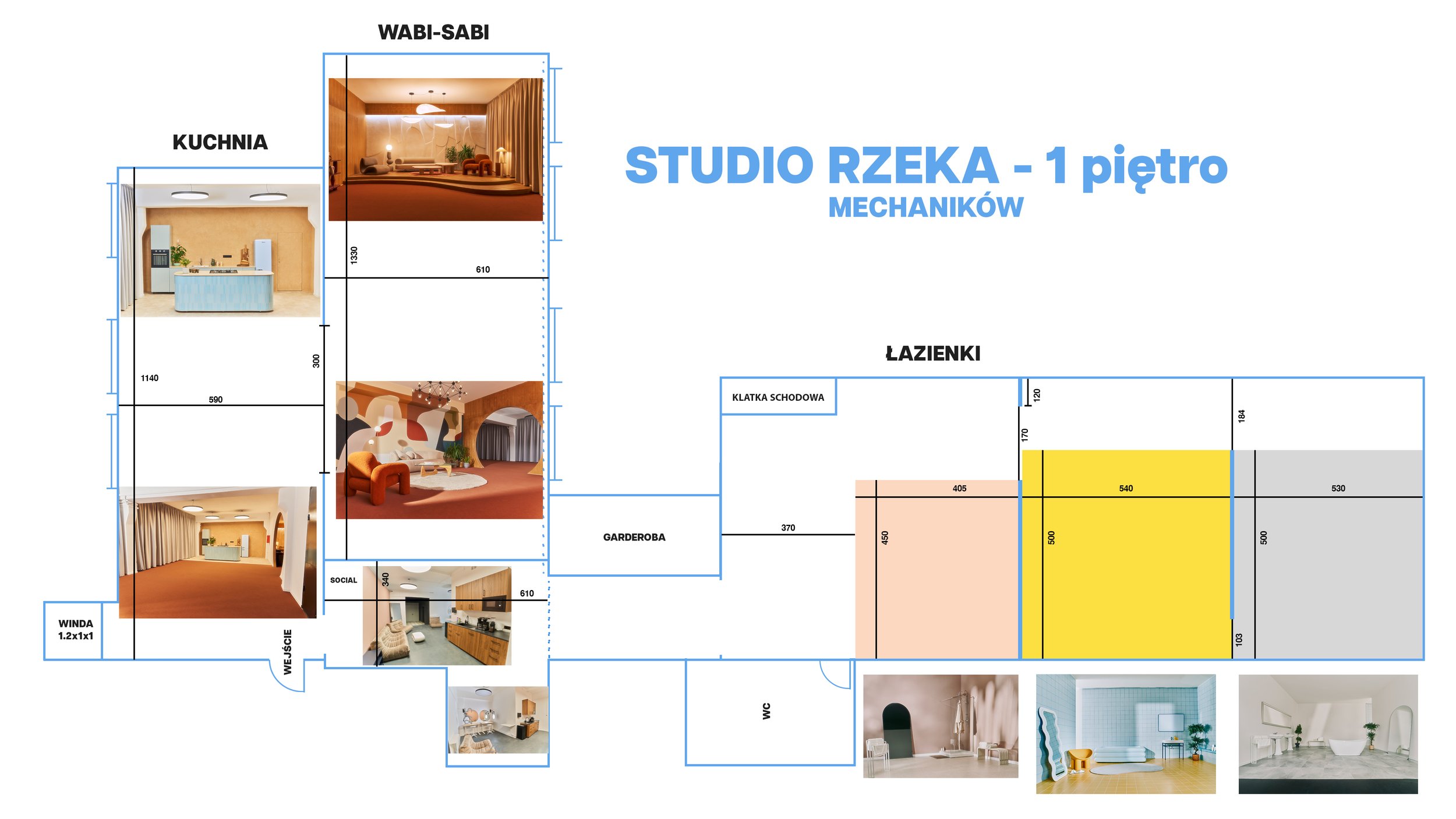Plan Studio Rzeka — Piętro 1