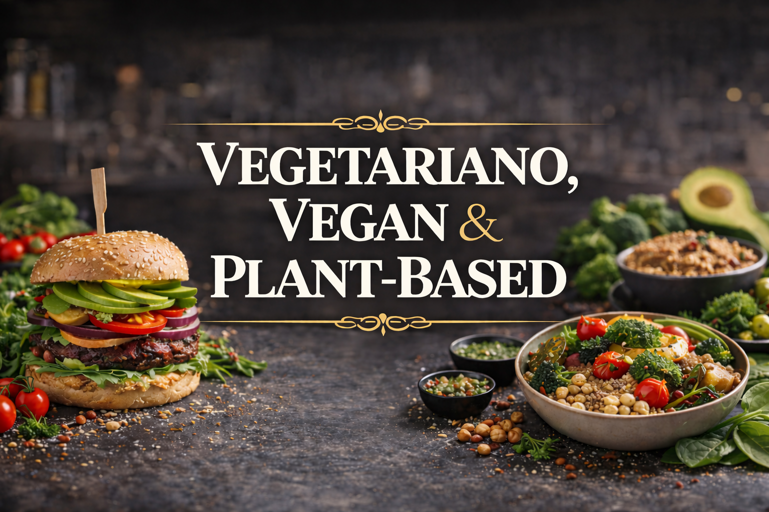 VEGETARIANO, VEGANO Y A BASE DE PLANTAS