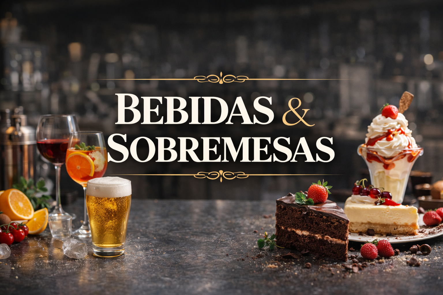 BEBIDAS Y POSTRES