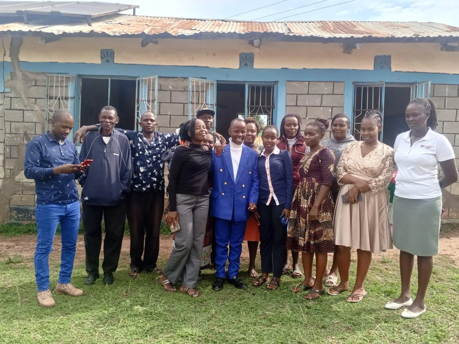 Das Kollegium mit “Head Teacher”