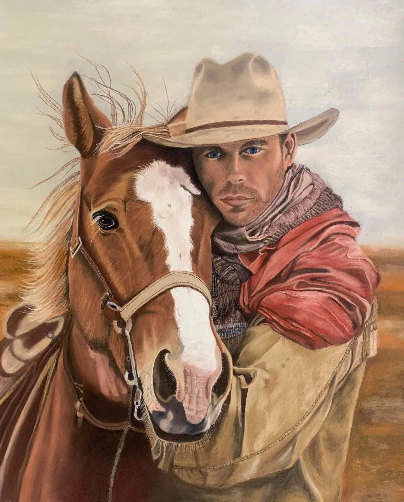 Winner - Ann Rose Trophy for Best in Exhibition as voted at the Preview - "Two Hearts One Soul" by Pauline Scott