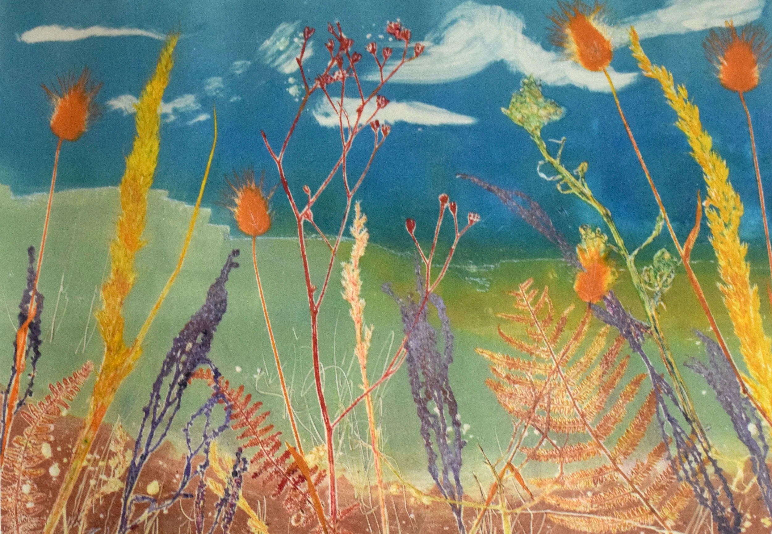Winner - Doreen Baker Trophy for Best Floral Painting, "Whispers" by Pauline West