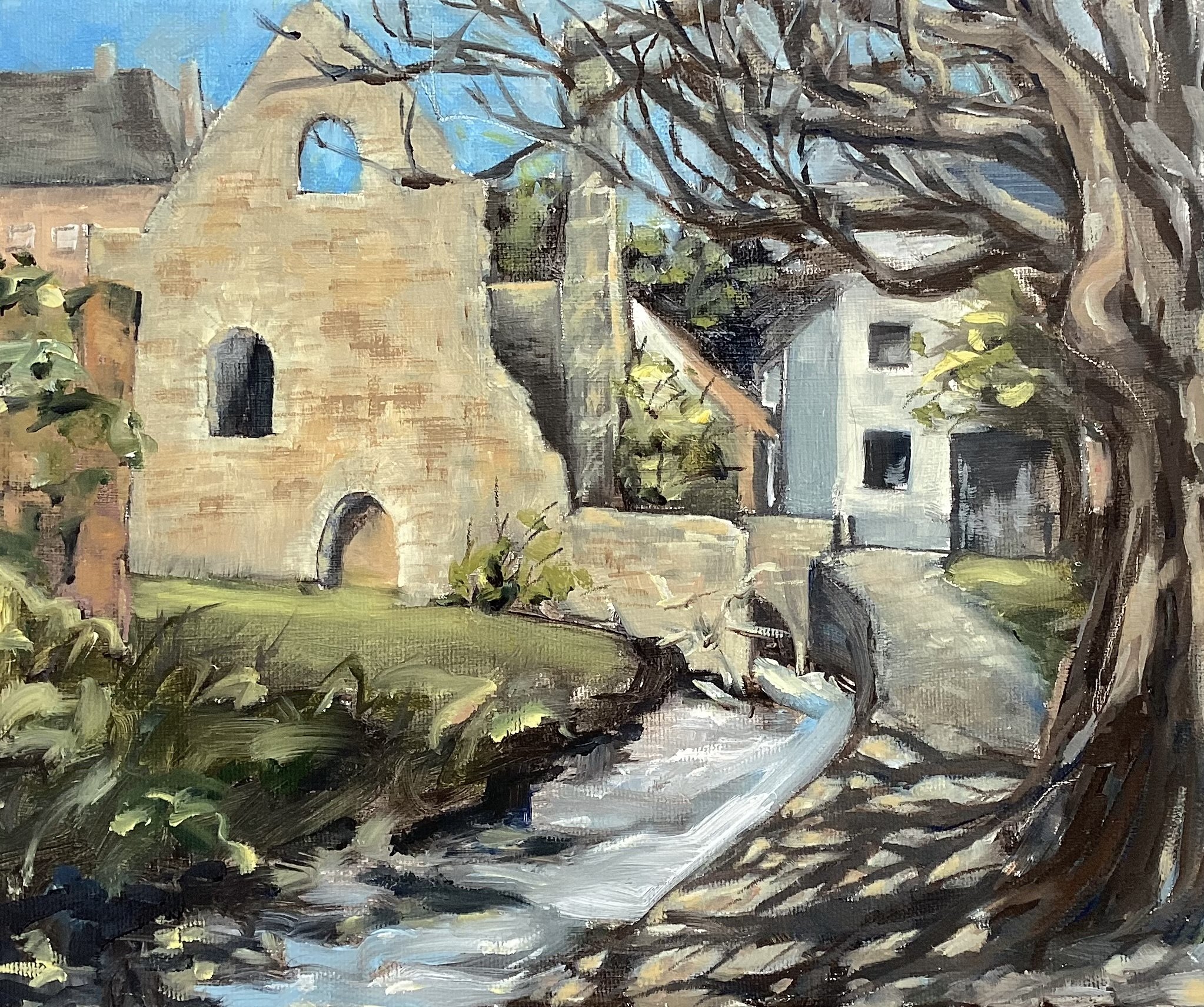 "Norman house Christchurch" by Ann Humphrey