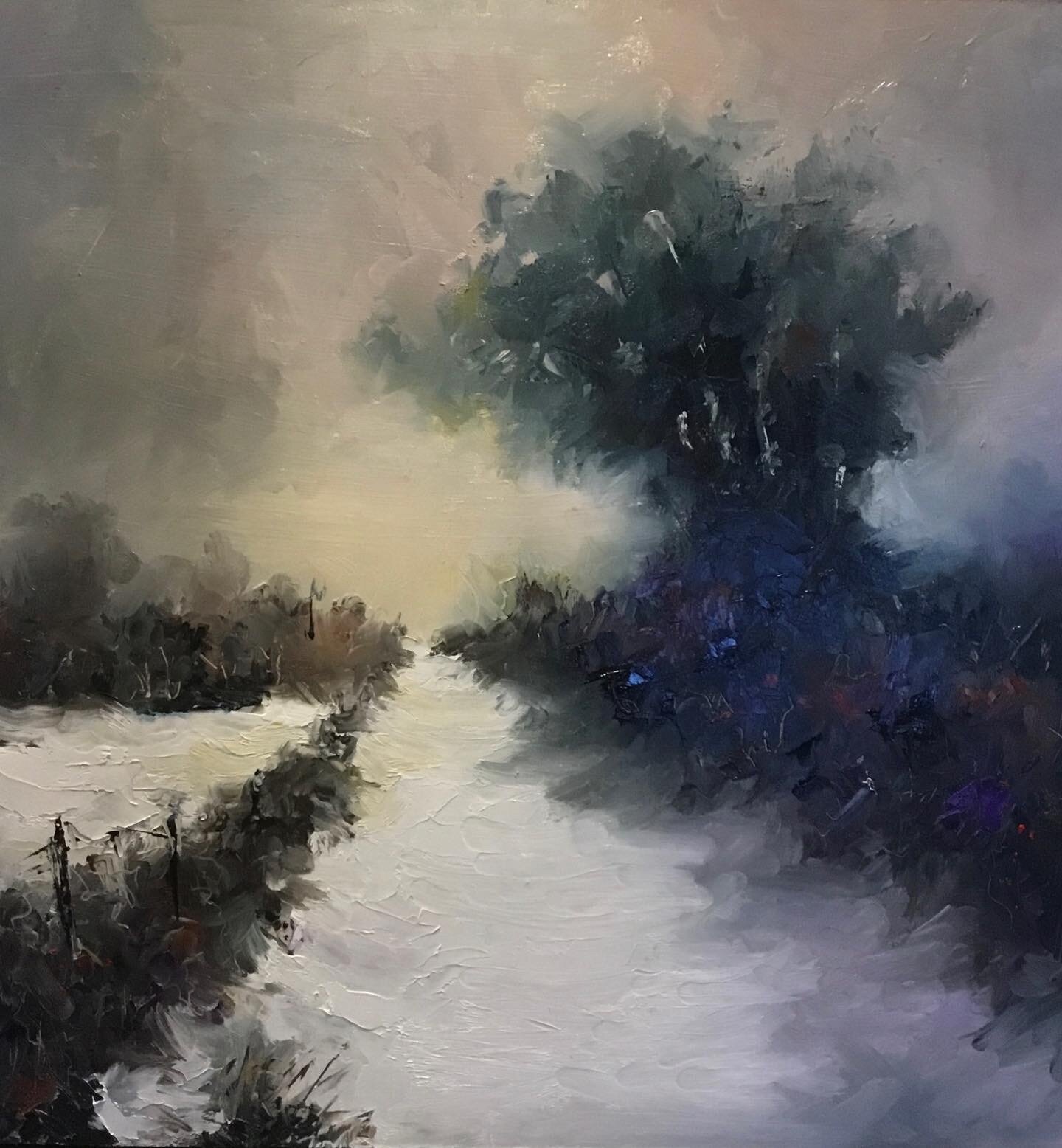 &quot;Solstice&quot;, oil on canvas by Virginia Whiting