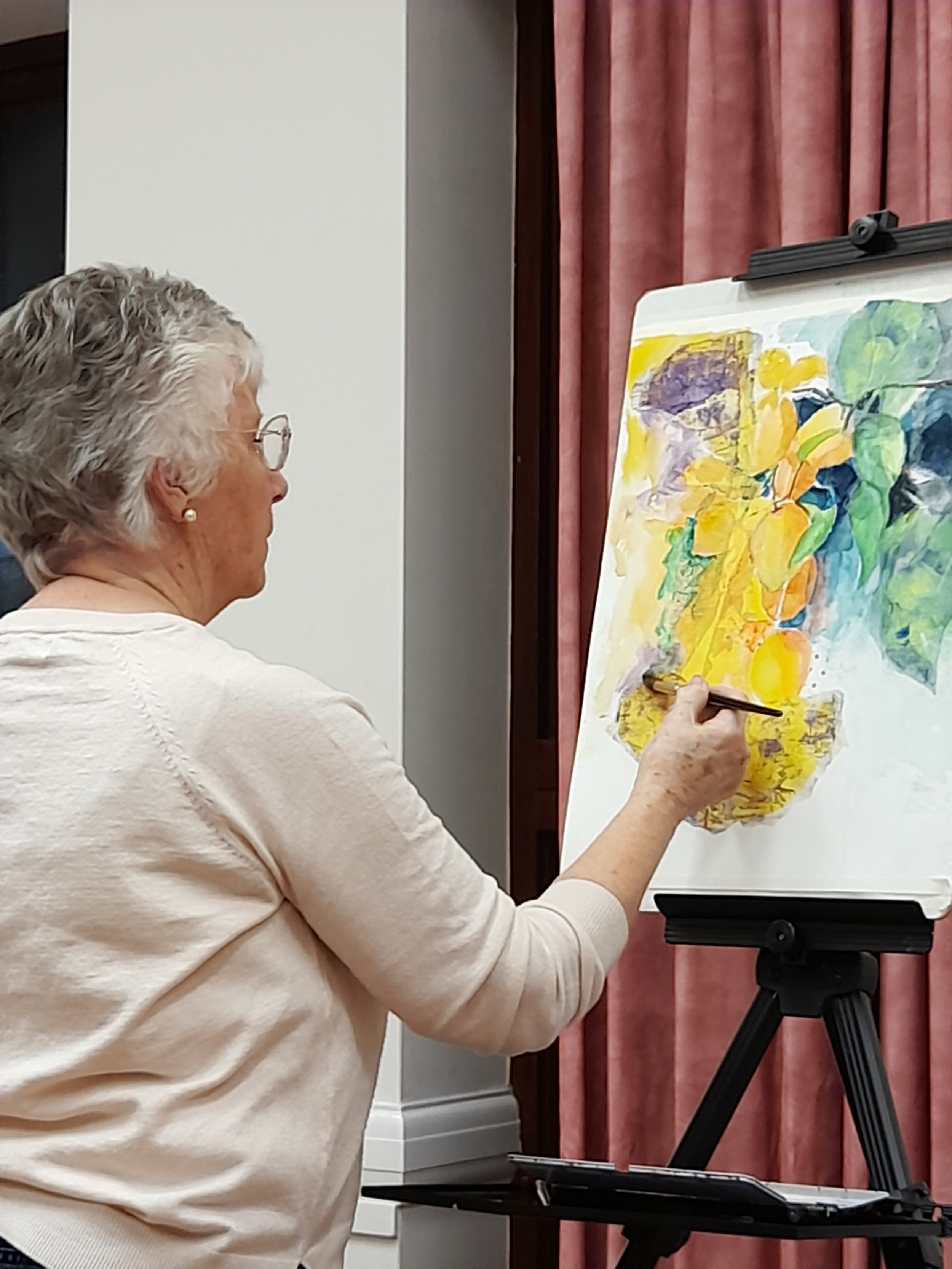 Demo: Sue Smith - Lemons in Watercolour and Collage