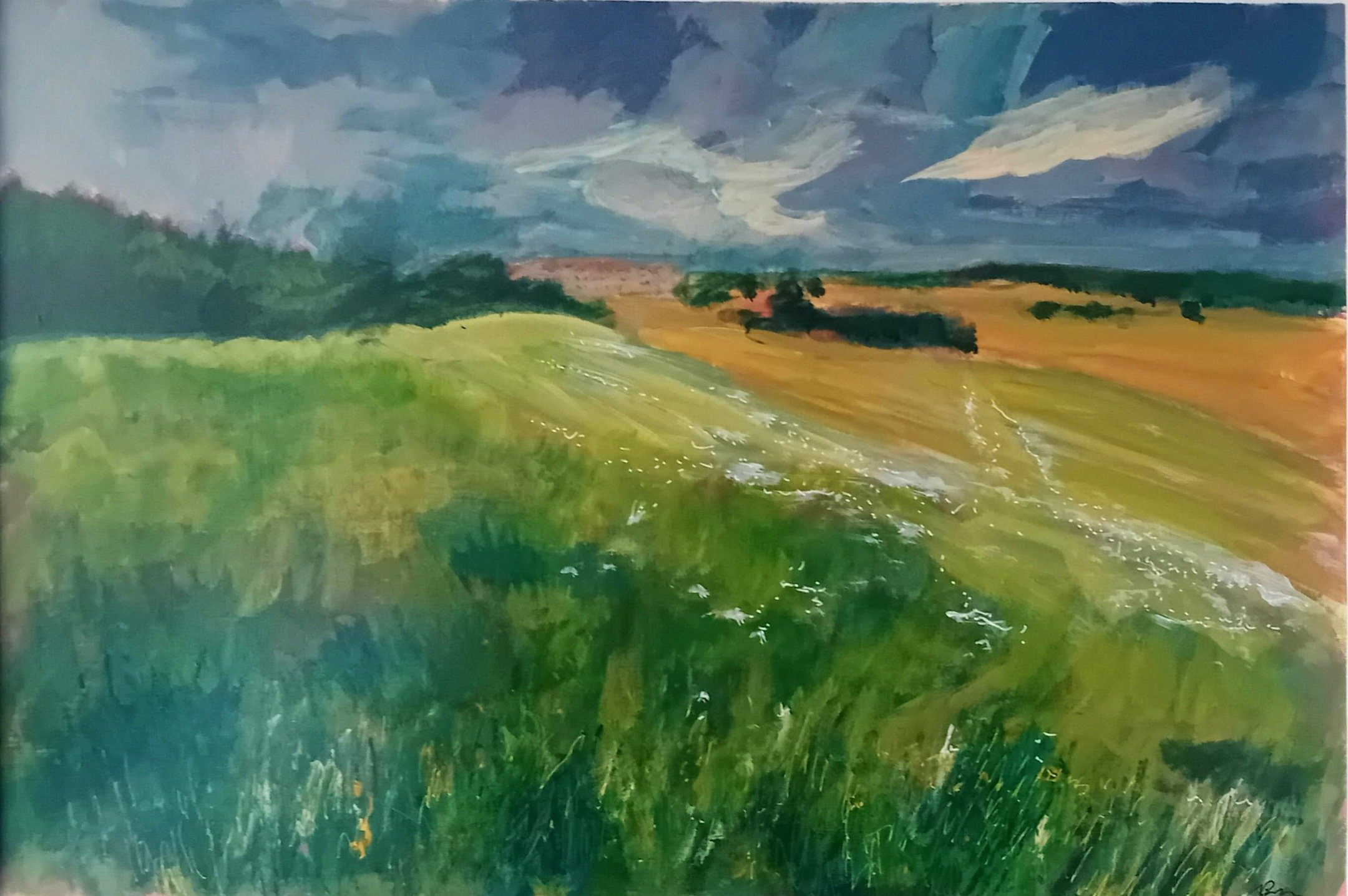 A landscape by Bernard Mathysse