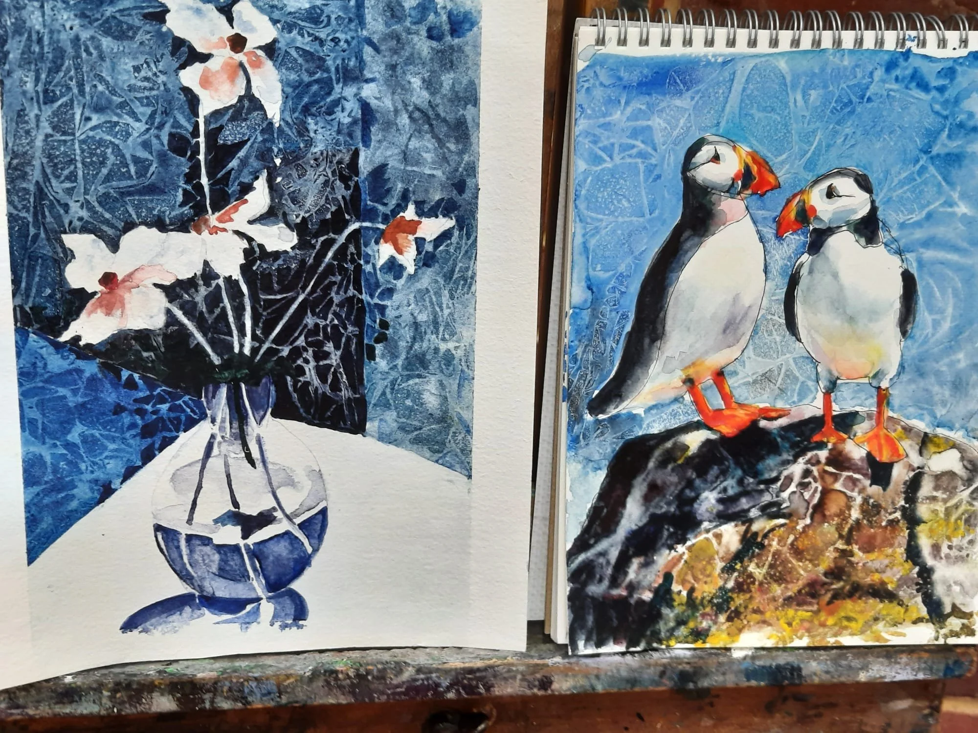 Workshop: Sharon Rogers - Experimental Watercolours