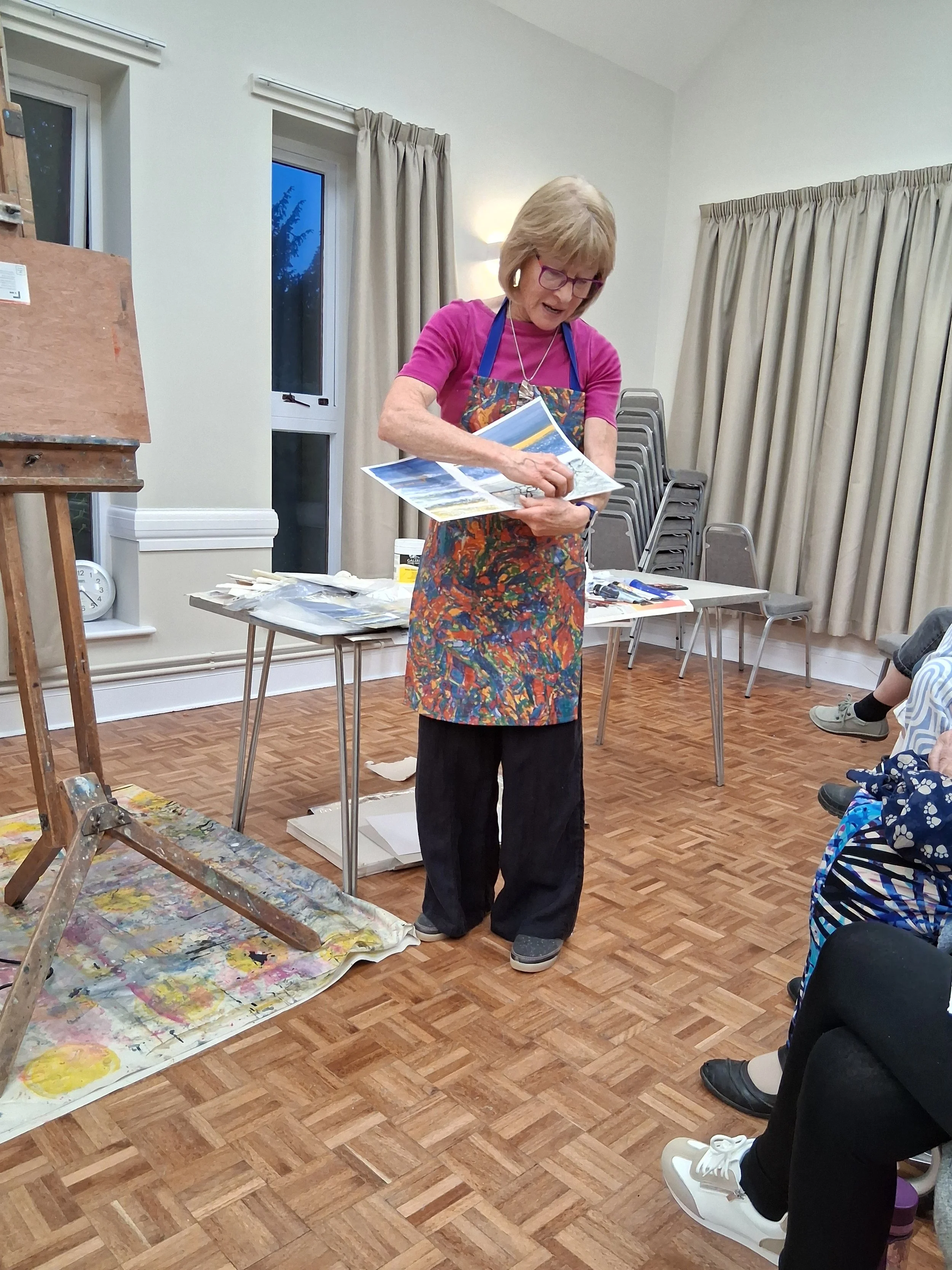 Demo: Susan Coupe - Coastal Textures in Mixed Media