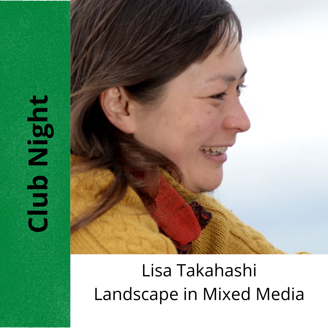 Club Night - Lisa Takahashi - Landscape in mixed media