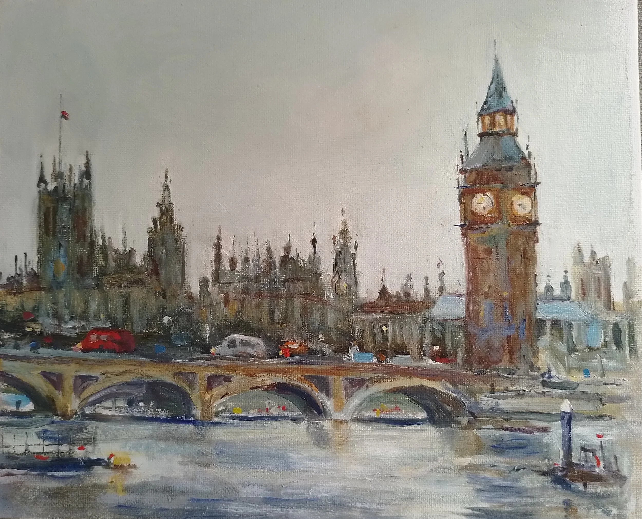 "Westminster" Oil by Andy Eadie