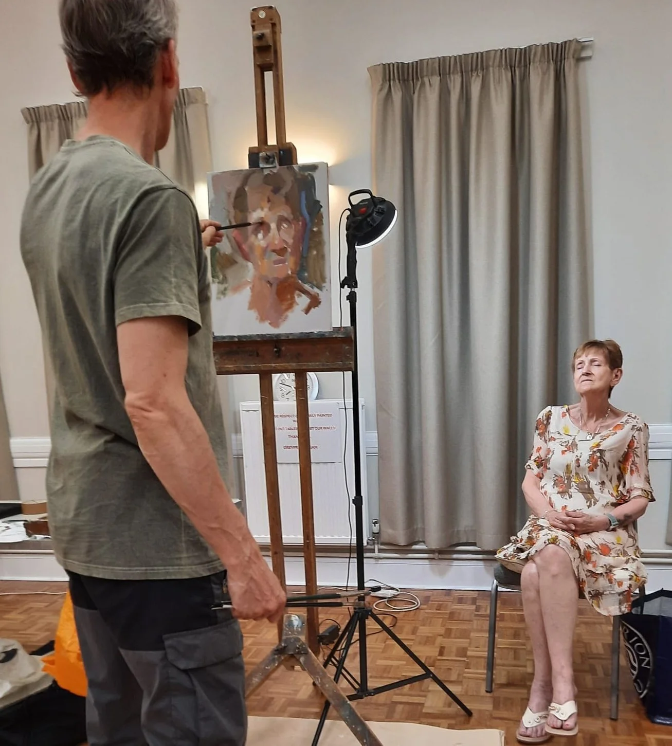 Demo: Stewart Beckett - Portrait Painting