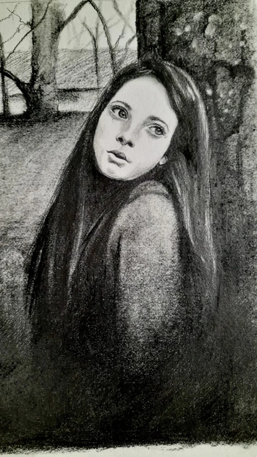"Girl in the Forest " by Linda Boddy