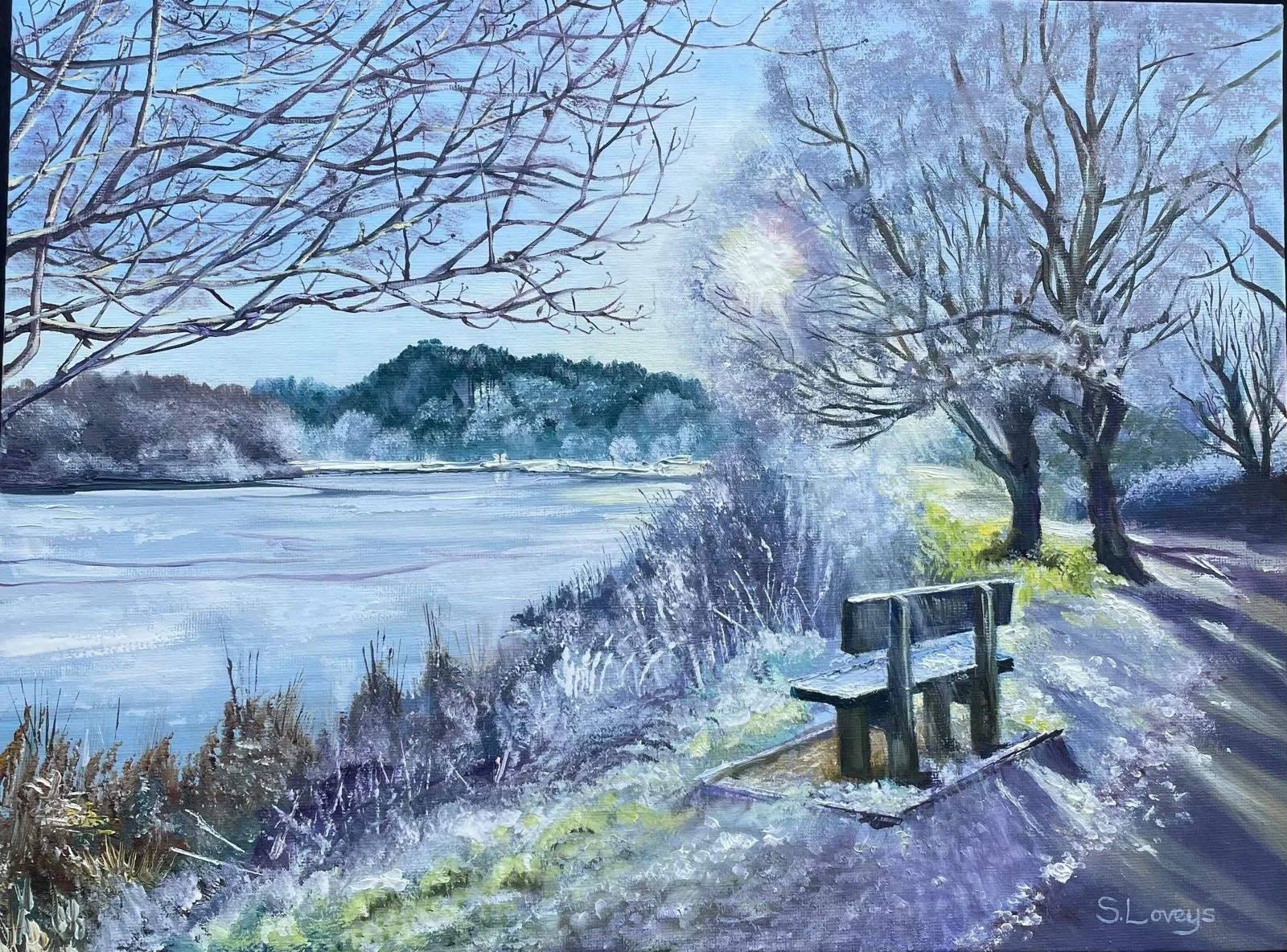 "Frosty Morning at Moors Valley" by Sally Loveys