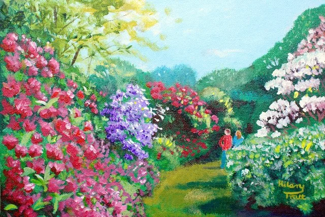 "Rhododendron Walk" by Hilary Tratt