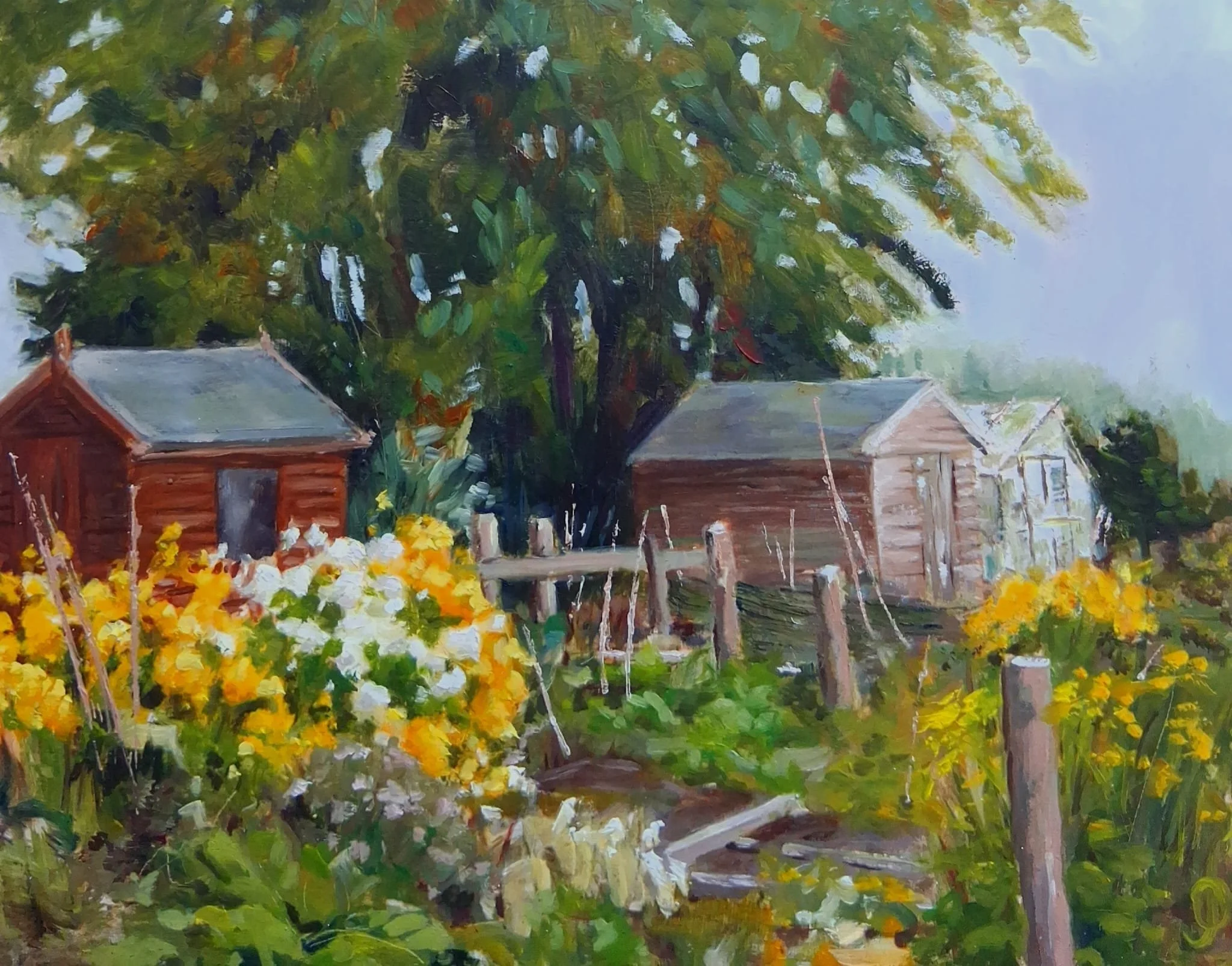 "Autumn Allotment" by Jen Oulton