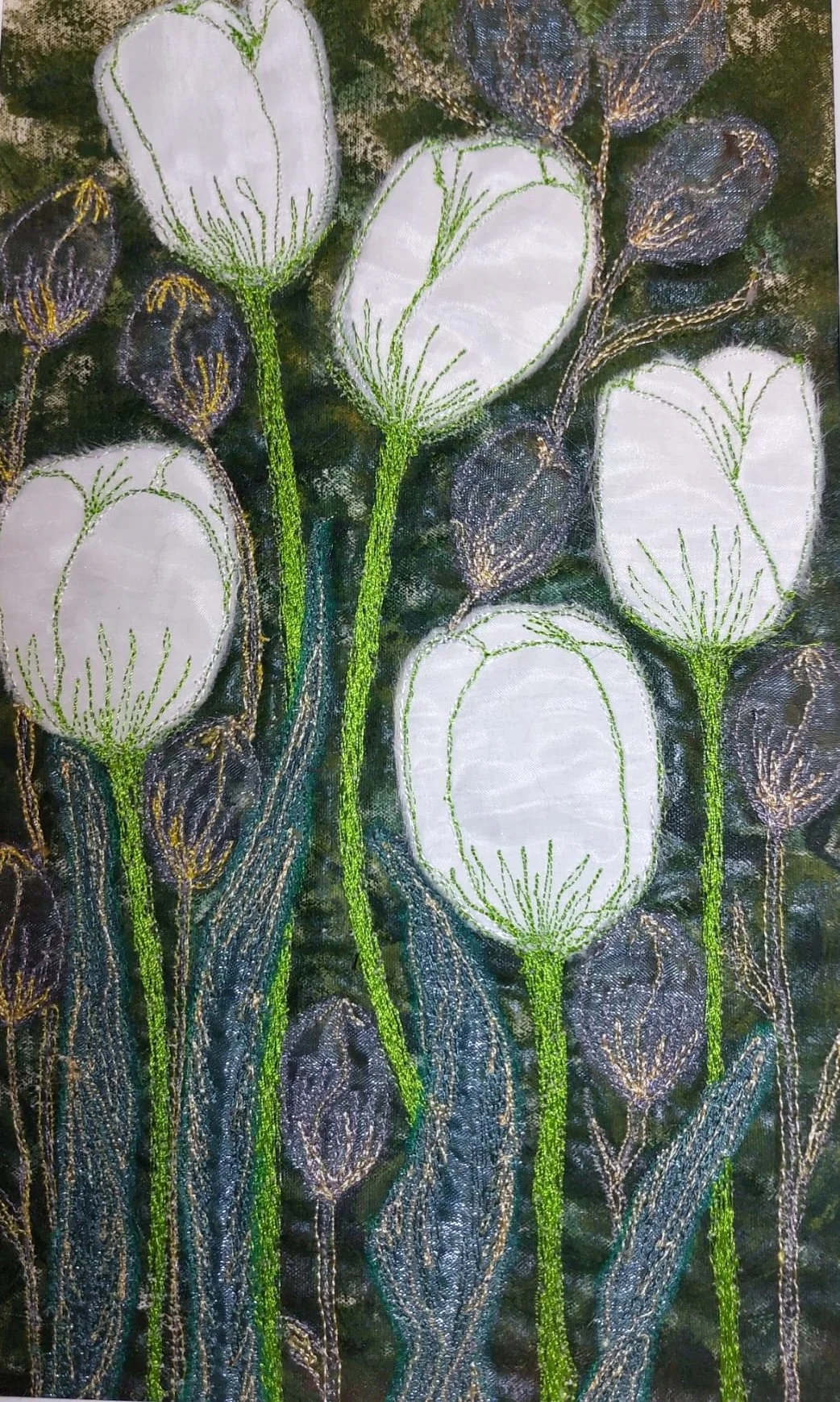 "White Tulips" by Jane Humphrey