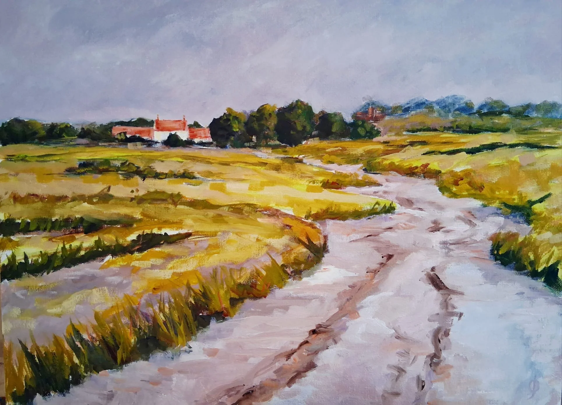 "Across the Marshes - Norfolk" by Jen Oulton