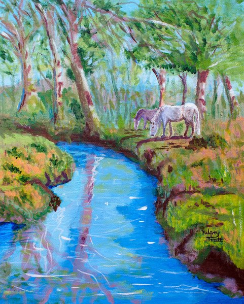 "By the Brook, Ober Water" by Hilary Tratt