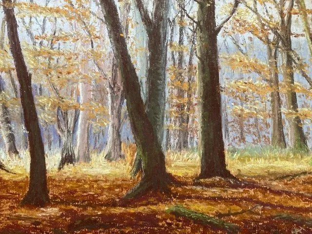 Runner-up - Courtice Millennium Plate for Best Pastel, "Autumn Light" by Liz Hatch