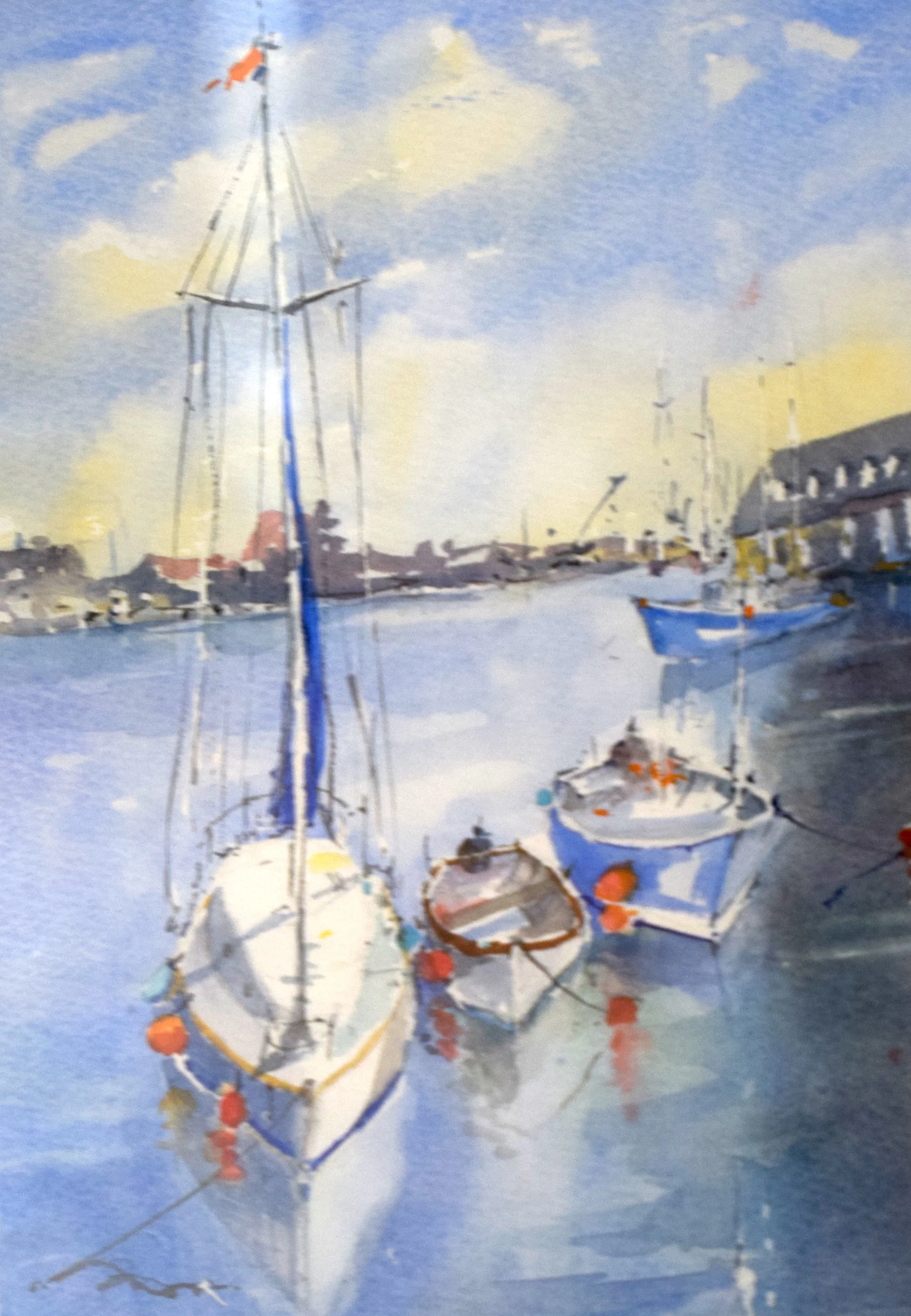 "All Calm at Mevagissey" by Andy Eadie
