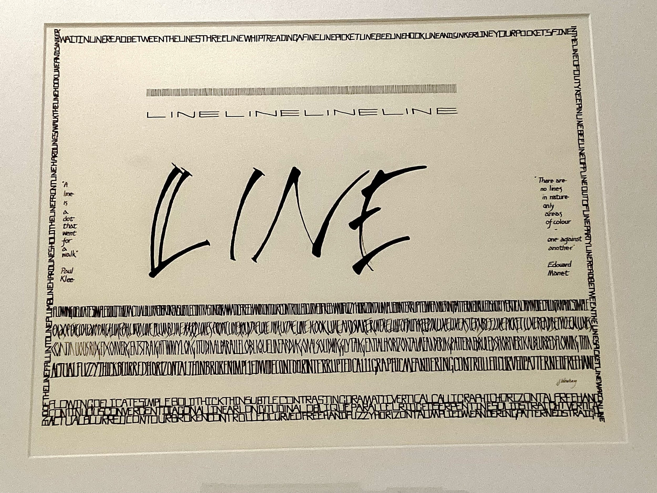 "Line" by Judith Warbey