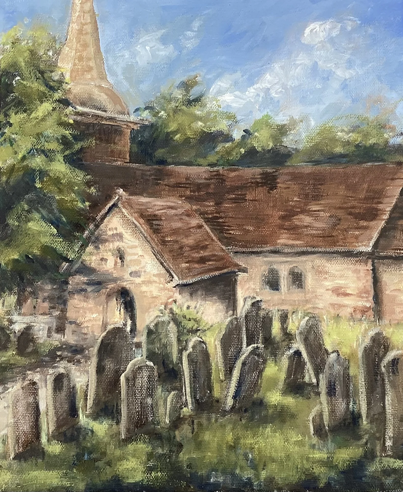 "St Nicholas Brockenhurst" by Ann Humphrey