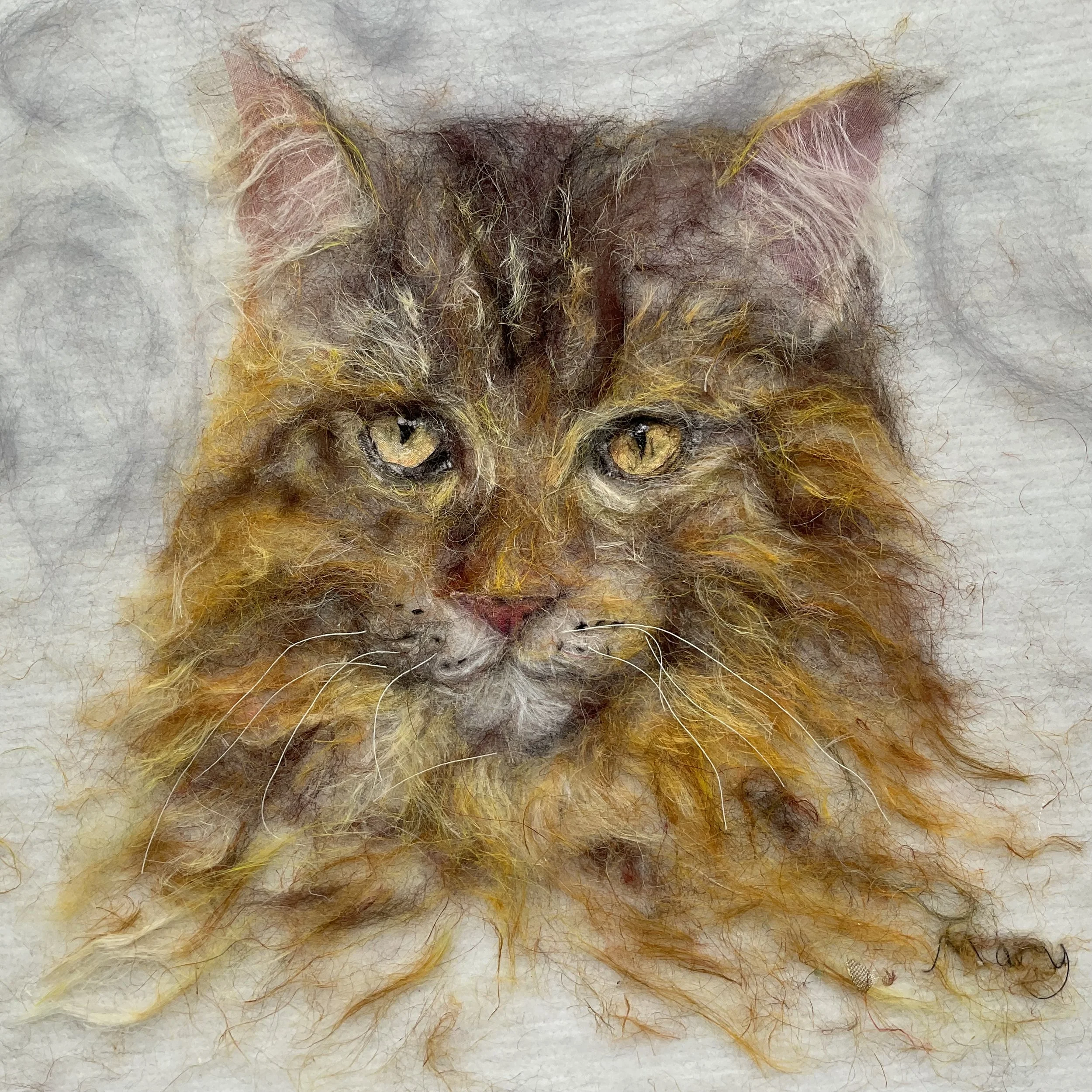 "Amber Cat" by Mary Christodoulou