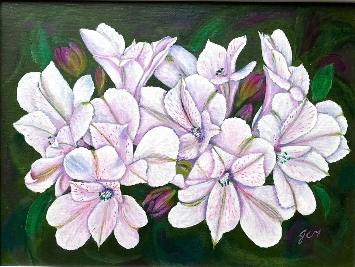 "Luxurious Blooms" by Jan Martyn